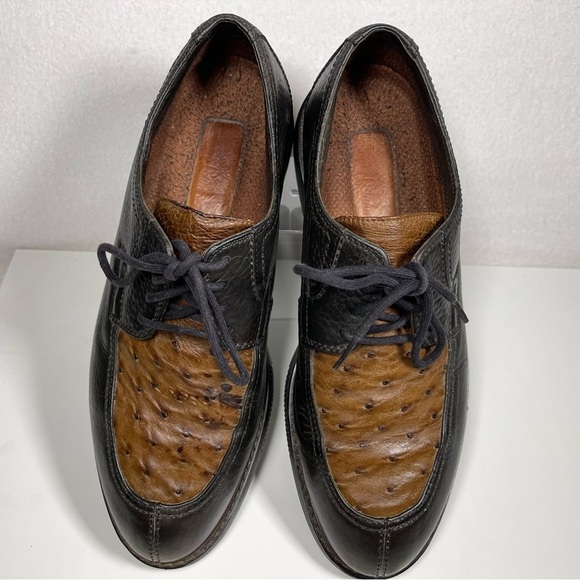 Tommy Bahama Pinehurst REAL Ostrich Mens Size 10 Golf Shoes RARE Bogey TG012 - Picture 7 of 14
